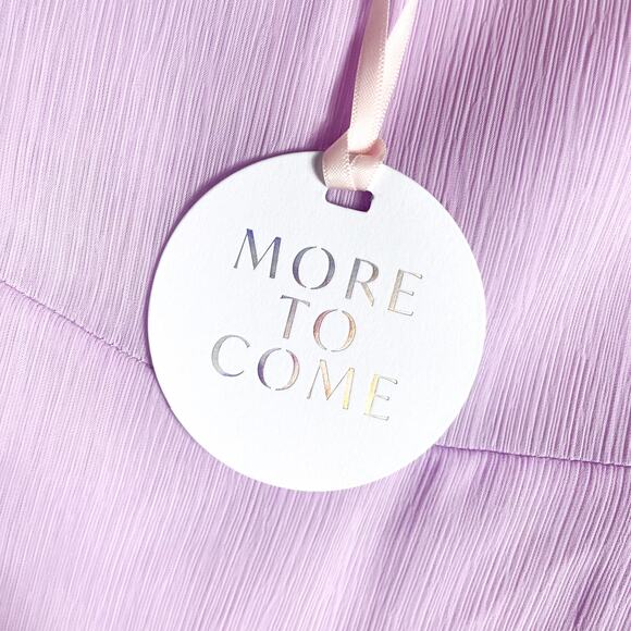 More to Come Fiona Mini Skirt Lilac Purple Dotted Trim A-Line Revolve‎ Sz S - Picture 10 of 11